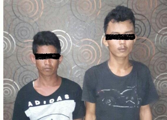 Polsek Bantan, Bengkalis Ringkus 2 Pemuda 